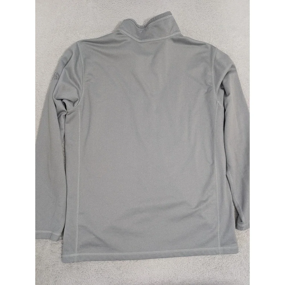 Neumann‎ University Knights The North Face Men's L Gray Pullover Hooded 1/4 Zip